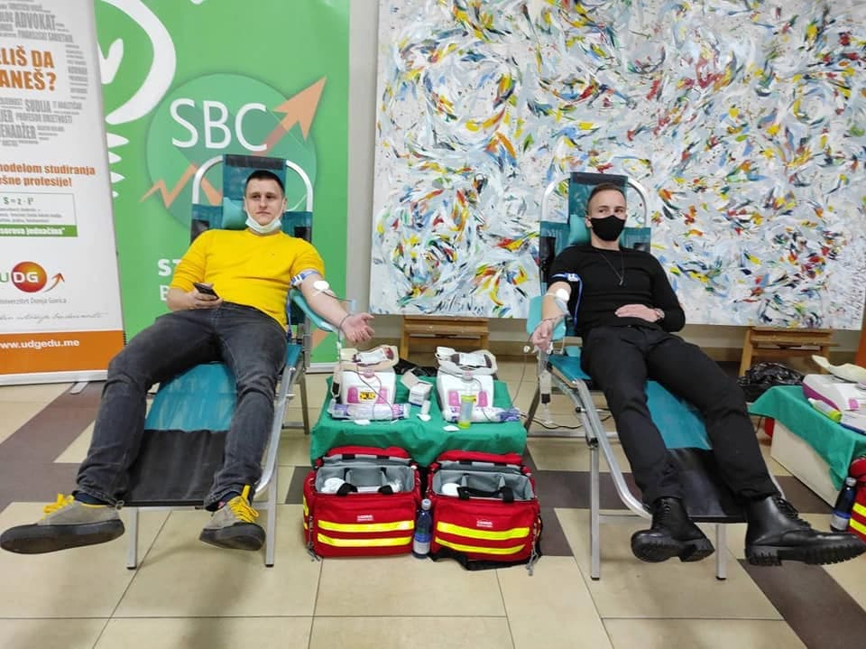 Dobrovoljno davanje krvi na UDG-u