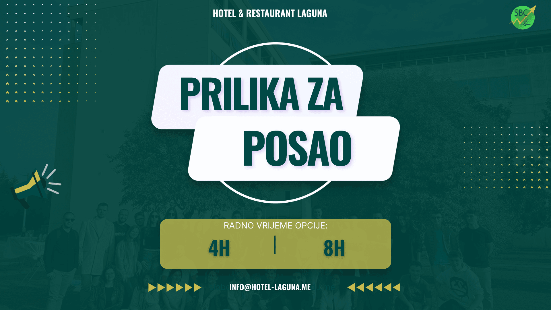 PRILIKA ZA POSAO U HOTELU LAGUNA
