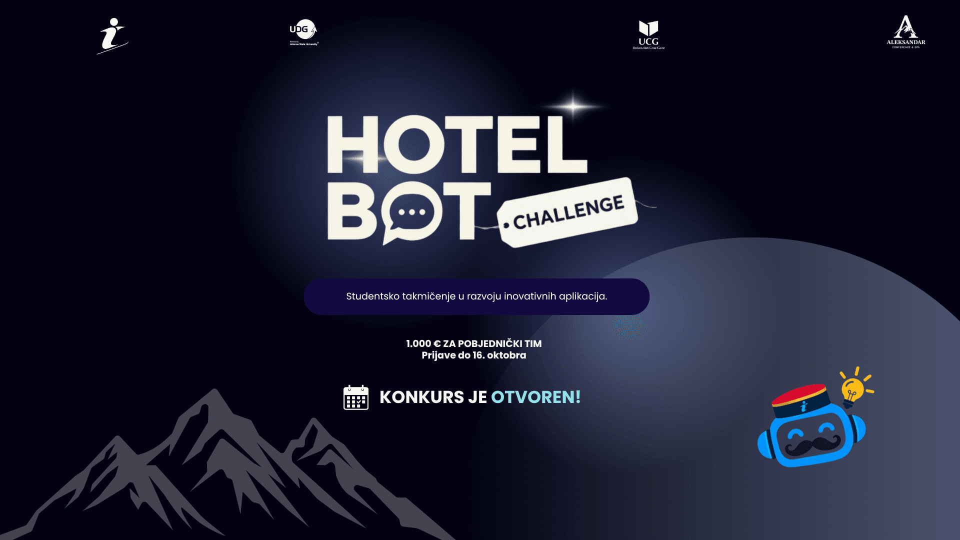 OTVORENE PRIJAVE ZA HOTEL-BOT CHALLENGE: OD STUDENTSKE IDEJE DO POSLOVNE PRILIKE