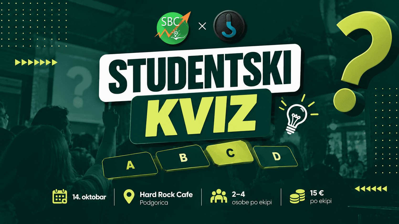 SBC x Kvizijum: Vrijeme je za studentski kviz!